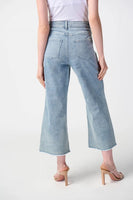 CULOTTE JEAN WITH EMBELLISHED FRONT SEAM 241903
