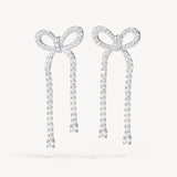 HILLBERG AND BERK BOW STATEMENT EARRINGS