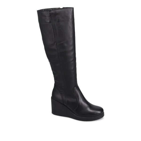 LILLIAN TALL WEDGE BOOT