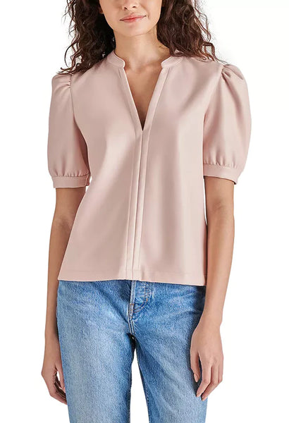 JANE FAUX LEATHER TOP 304536