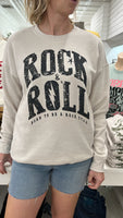 ROCK AND ROLL STAR GRAPHIC SWEATSHIRT TLT1001