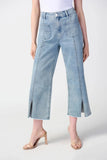 CULOTTE JEAN WITH EMBELLISHED FRONT SEAM 241903