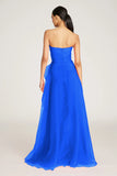 TERESA STRAPLESS DRAPED GOWN BY THEIA 8817572